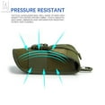 thumbnail image 6 of Gustave Sunglasses Case Glasses Shockproof Protective Box Eyeglasses Hard Carrying Case Flashlight Pouch with Belt Clip, Green, 6 of 10
