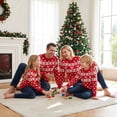 thumbnail image 4 of Family Matching Christmas Sweater Crewneck Long Sleeve Knitted Pullover Tops for Couples, 4 of 7