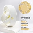 thumbnail image 2 of Ventilador de sobremesa Adepaton Mini Small Fan Blanco USB 5 aspas MZQ-0301-3, 2 of 5