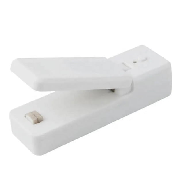 Mini Sellador de Bolsas YONGSHENG 2 en 1 Con Cortador Blanco