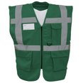 thumbnail image 1 of Yoko - Chaleco de Alta Visibilidad Diseño de Jefe/Mánager/Ejecutivo (Verde Paramédico), 1 of 1