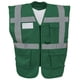 thumbnail image 1 of Yoko - Chaleco de Alta Visibilidad Diseño de Jefe/Mánager/Ejecutivo (Verde Paramédico), 1 of 1