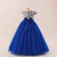 thumbnail image 4 of EnJoCho Flower Girl Dress Applique Tulle Dresses Wedding Guest Communio𝗇 Birthday Par𝗍y Pageant Baptism Princess Gown Teenage Wedding Dress Fl𝗈wy, 4 of 9