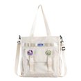 thumbnail image 1 of Bolso bandolera Paquete informal de mujer, bolso de tela de retazos de lona, ​​correa ajustable, Bolso de ocio, 1 of 9