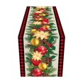 thumbnail image 2 of Antqov Christmas Table Runner, 13x72" Winter Xmas Holiday Table Runners Washable Seasonally Christmas Tablecloth for Home Kitchen Dining Party Decor, 2 of 6