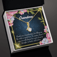 thumbnail image 3 of To My Grandmother Grandma Part of Me Alluring Ribbon Necklace Message Card, 3 of 15