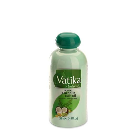 Dabur Vatika Naturals Enriched Coconut Hair Oil with Henna, Amla, Lemon (300ml)