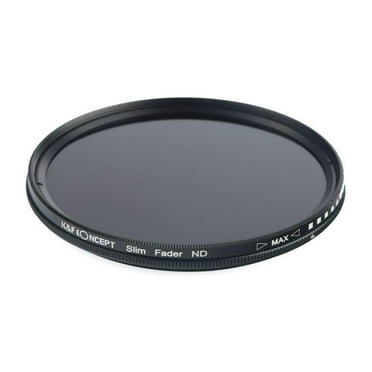 K&F Concept Variable Fader ND2-ND400, 67 mm HD Filter Lens with Cleaning Cloth