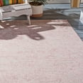 thumbnail image 3 of SAFAVIEH Courtyard Isolde Abstract Indoor/Outdoor Area Rug, Pink/Ivory, 9' x 12', 3 of 6
