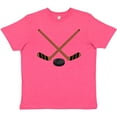 thumbnail image 3 of Inktastic Sports Hockey Sticks Youth T-Shirt, 3 of 5