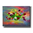 thumbnail image 1 of Epic Graffiti 'Colorful Flowers 2' by Ata Alishahi, Giclee Canvas Wall Art, 54"x40", 1 of 8