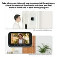 thumbnail image 3 of Graflsoa 4.5-Inch Smart Door Viewer with 135° Wide Angle, Human Detection, 3800mAh Battery, 1080P Camera, Black/Grey Options, 3 of 7