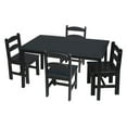 thumbnail image 2 of Gift Mark Gift Mark Espresso Rectangle Square Table with 4 Chairs, 2 of 2