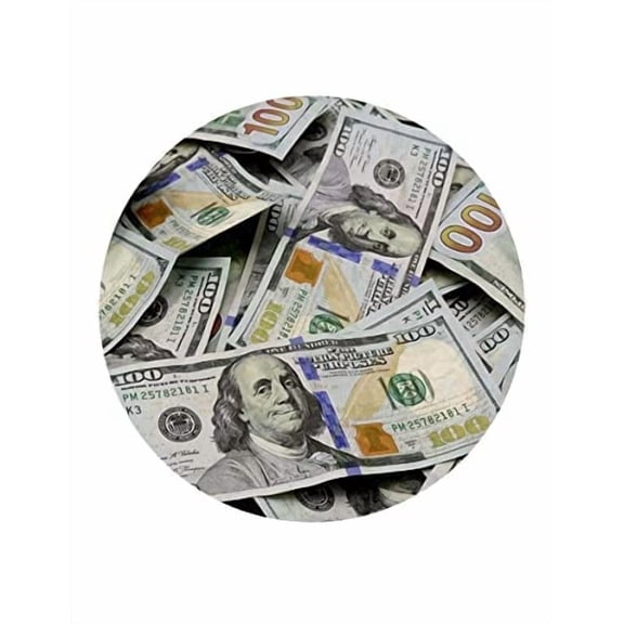 100 Dollar Bill Birthday Edible Icing Image Cake Topper, by Tnct.