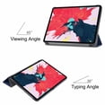 thumbnail image 2 of iPad Pro 11 Case 2020, Allytech PU Leather Slim Fit Folio Flip Trifold Kickstand Smart Cover with Auto Sleep Wake Apple Pencil Charging Full Protective Case Cover for Apple iPad Pro 11" 2020,Darkblue, 2 of 7