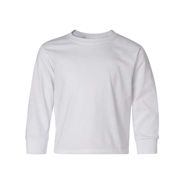 Jerzees Jóvenes 5.6 oz. Camiseta de manga larga DRI-POWER ACTIVE XL BLANCO Jerzees 29BLR