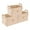 Beige, variant on Unique Bargains Set of 3 Collapsible Storage Bins Brown 7.1*5.1*4.3in