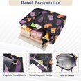thumbnail image 3 of FORMRS Womens Corduroy Tote Bag Crossbody Shoulder Handbag with Pocket, Halloween Purple Ghosts, 3 of 7