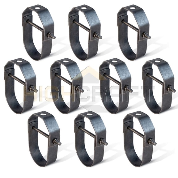 Highcraft 1/2" Clevis Hanger for Vertical Pipe Support Steel (10-Pk)