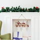 thumbnail image 5 of Letrero colgante de madera navideño, Navidad, rústico, decorativo, Papá Noel, para puerta de entrada, decoración de pared de madera para fiestas, 5 of 9