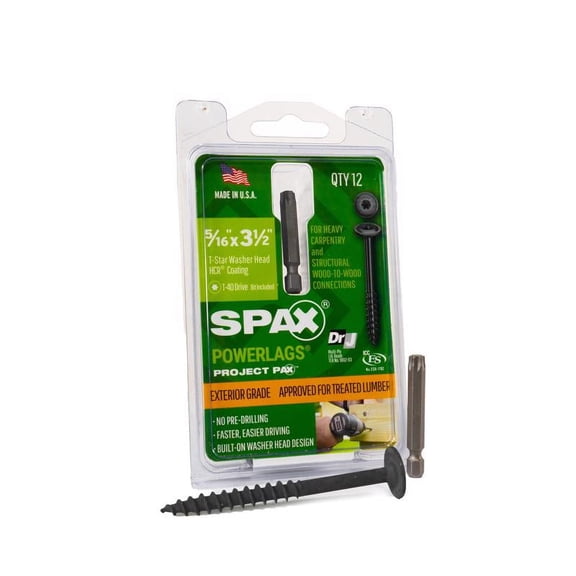 STRUCT SCREW 5/16X3-1/2" (Pack of 1)