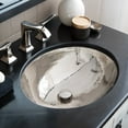 thumbnail image 2 of Native Trails Cps68 Classic 19" Oval Copper Undermount Bathroom Sink - Nickel, 2 of 6