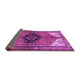 thumbnail image 2 of Ahgly Company Indoor Square Persian Purple Traditional Area Rugs, 5' Square, 2 of 4
