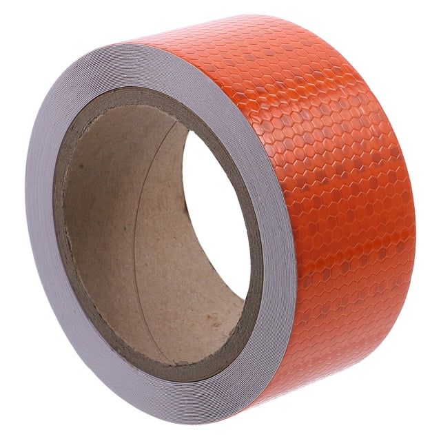 KAKOWELY 1 Roll Reflective Tape Outdoor Reflector Safety Tape Warning Strip Highly Visible Reflective Sticker,354.33"X1.97"X0.04"
