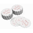 thumbnail image 3 of Inkdotpot 50 Pack Real Rose Gold Foil Paper Tags Love Is Sweet Wedding Favor Hang Tags, 3 of 6