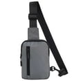 thumbnail image 2 of Deago Mini Sling Bag for Men Women Small Waterproof Crossbody Bag Shoulder Phone Chest Bag for Hiking Travel (Gray), 2 of 9