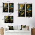 thumbnail image 4 of Designart "Blossoming Birches on Sunny Lake Day II" Landscape Forest Framed Wall Art Set Of 2 - Country Yellow Framed Wall Art Set Of 2, 4 of 6