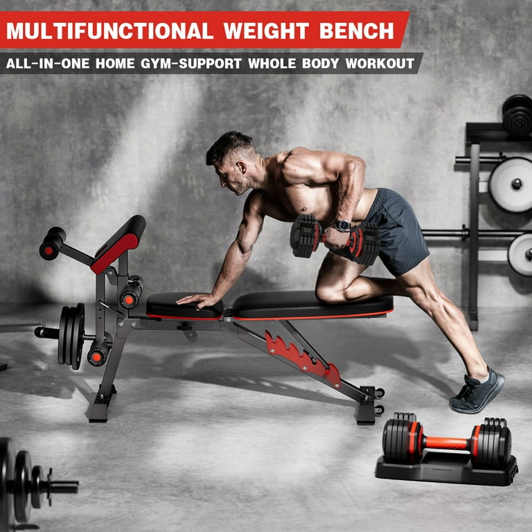Home Gym Flybird Adjustable Workout Weight Bench Bench Press Multi