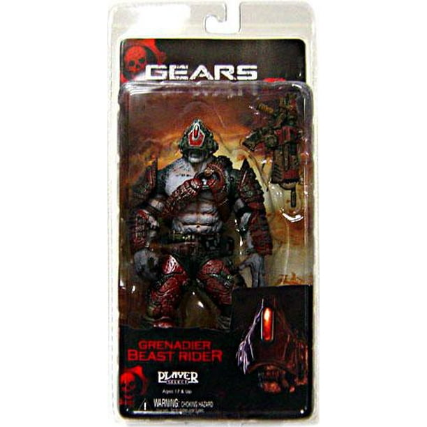 Figurine Gears Of War 2 – Series 5 – Locust Grenadier Beast Rider – Action