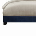 thumbnail image 4 of Acme Furniture Ishiko III Bed in Dark Blue Velvet, Queen, 4 of 5
