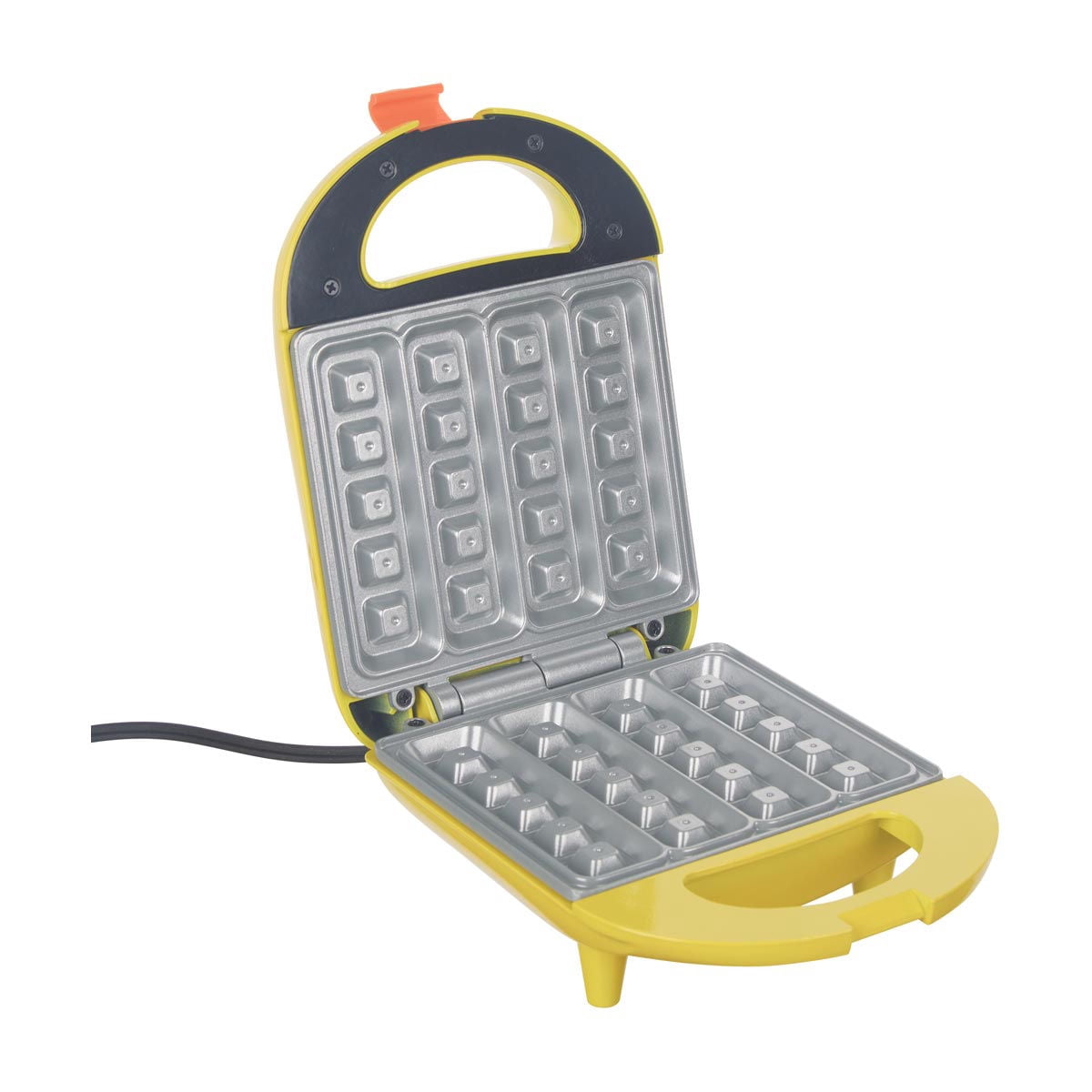 Babycakes Mini's Ceramic Coated Waffle Sticks Maker, Makes 12 Non-Stick Waffle Sticks, Yellow