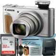 thumbnail image 1 of Canon PowerShot SX740 HS Digital Camera (Silver) with 40x Optical Zoom Lens + SanDisk 32GB Memory Card + Cleaning Pen + ZeeTech Starter Bundle, 1 of 5