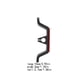 thumbnail image 3 of Yuarrent Enrollador de cable, envoltura de cable, hogar, Hotel, cocina, freidora de aire, tostadora, soporte de línea alámbrica, accesorios de Organizadores de utensilios de cocina 1pc negro Yuarrent HA063414-06, 3 of 6