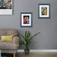thumbnail image 3 of FungYuan 2PACK 8x10 Wood Picture Frame , Display Photo 8x10 Matted to 5x7 Wall Frame, Blue, 3 of 7