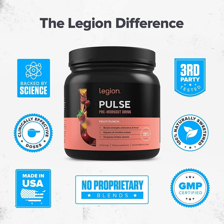 Legion Pulse Best Natural Pre Workout