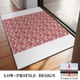 thumbnail image 3 of Red Christmas Patchwork Pattern Door Rugs,Washable Non Slip Door Mats Indoor,Decorative Door Mats,Entry Mat Indoor for Entrance,Bedroom,Kitchen,Bathroom,20"x32", 3 of 6