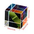 thumbnail image 3 of Chromatic Mirror Beamsplitter Optical Glass Mirror Dispersion Hexagonal Cube, 3 of 5