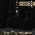 thumbnail image 4 of Softlife Absorbent Bathroom Rug Soft Microfiber Washable Bath Mat,24"x36",Black, 4 of 6