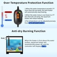 thumbnail image 2 of Calentador para acuario HiTauing 100W con control digital de temperatura 110V, 2 of 7