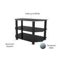 thumbnail image 4 of Ematic Metal and Glass TV Stand for TVs up to 66 lbs and 42", ETVS660 Black, 4 of 10