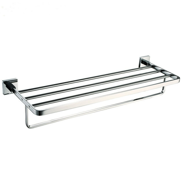 Ancona Alessia Bathroom Towel Shelf in Chrome