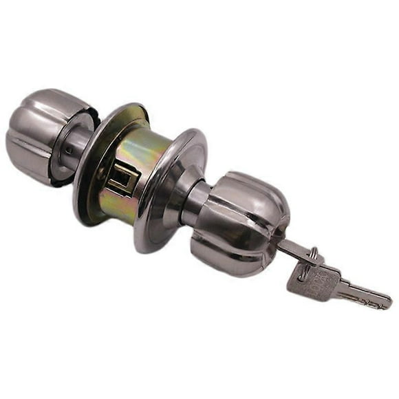 Door Lock Knob Zinc Alloy Strong Strength Spherical Entry Knob for Bedroom Bathroom