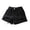 Black, variant on Ticikt Girls Distressed Denim Shorts, Solid Ripped Raw Hem Jean Shorts, Summer Lightweight Bottoms for 2-14Y,Black