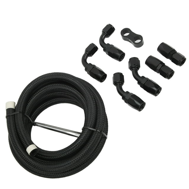 Kit de Línea de Combustible de Gas de Petróleo, Alta Flexibilidad Larga Durabilidad Universal Hilo Apretado An6 Adaptador de Ajuste para Carreras de Vehículos Fuera de Camino