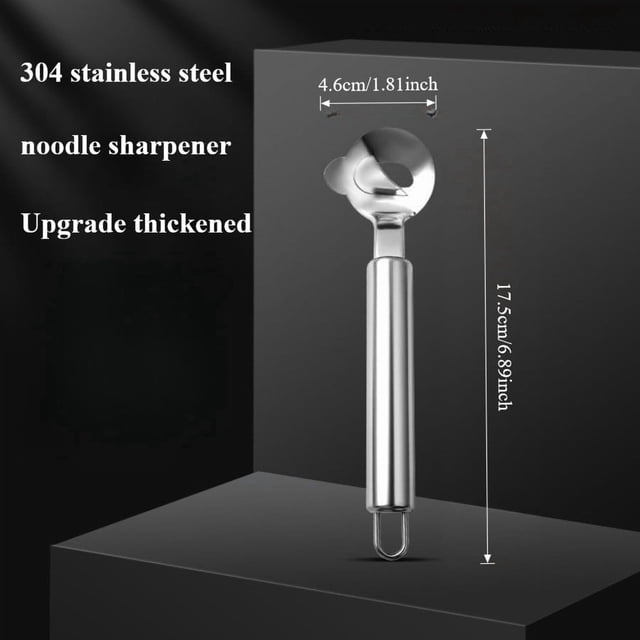 Stainless Steel Noodle Cutter Tool,Hand Cut Pasta Making Device,Kitchen Dough Cutting Tool Easy Use Hook Storage Durable Cooking Accessory Noodle Maker Tool Homemade Pasta Cutter Kitchen Tool