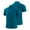 Blue, variant on Men's Shirt Casual Short Sleeve Half Zip Stand Collar Breathable Wicking Athletic T-Shirt Comfortable Stylish Summer Top Mens Work Shirts Summer Basic Tee Shirts